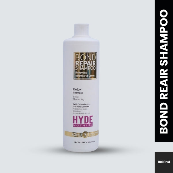 HYDE NOTHING Bond Repair Shampoo 1000ml | Strengthens, Repairs & Restores Damaged Hair