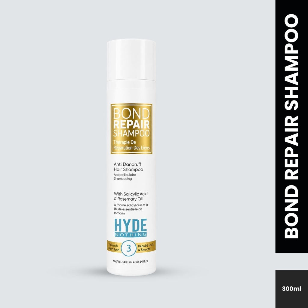 HYDE NOTHING Bond Repair Anti Dandruff Hair Shampoo – Salicylic Acid & Rosemary Oil (300ml)