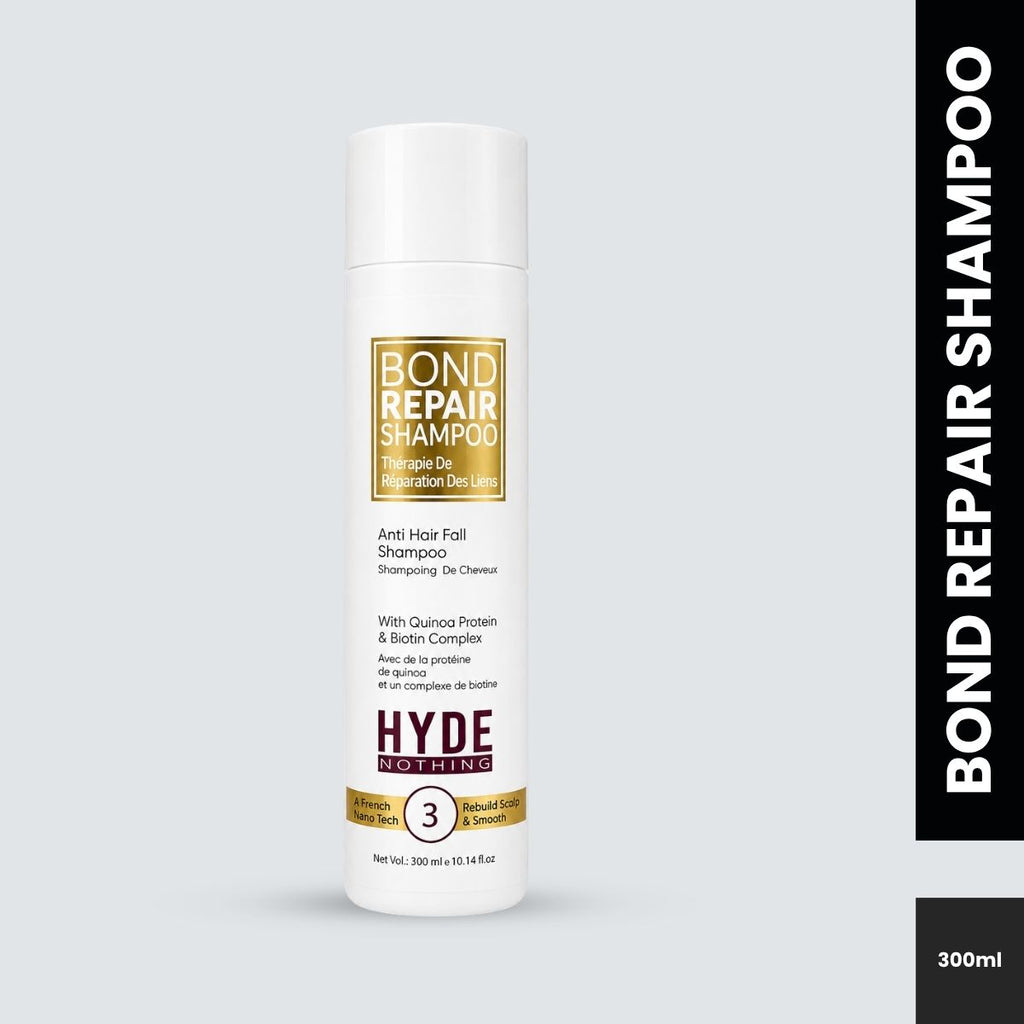 HYDE NOTHING Bond Repair Anti Hair Fall Shampoo – Quinoa Protein & Biotin Complex (300ml)