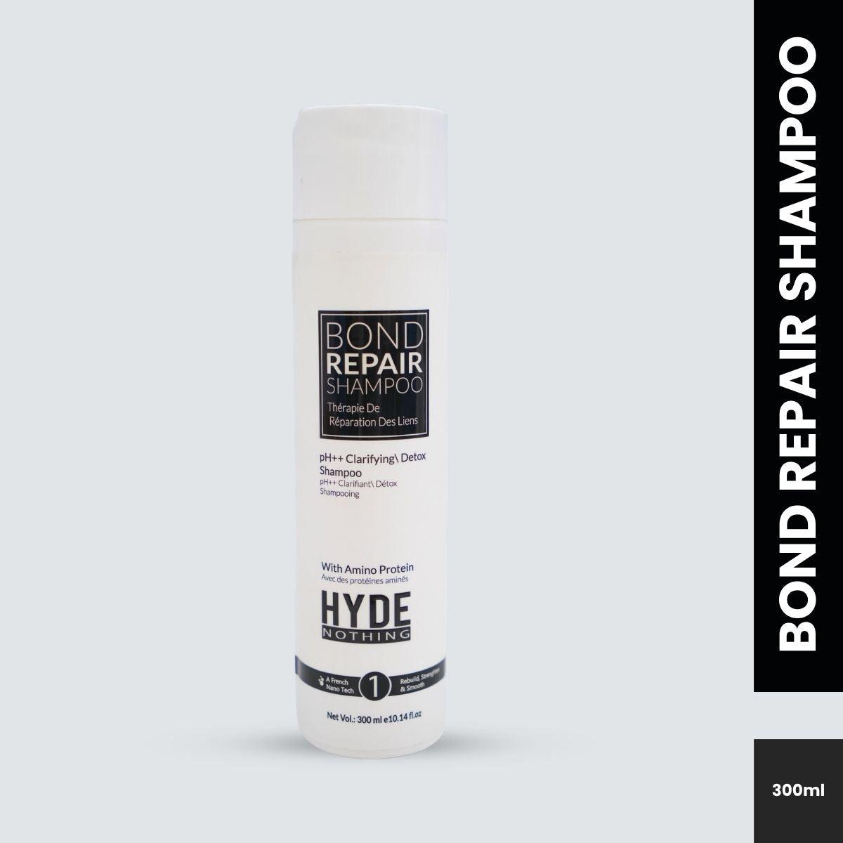 HYDE NOTHING Bond Repair pH++ Clarifying Detox Shampoo – Oily Scalp Care (300ml)