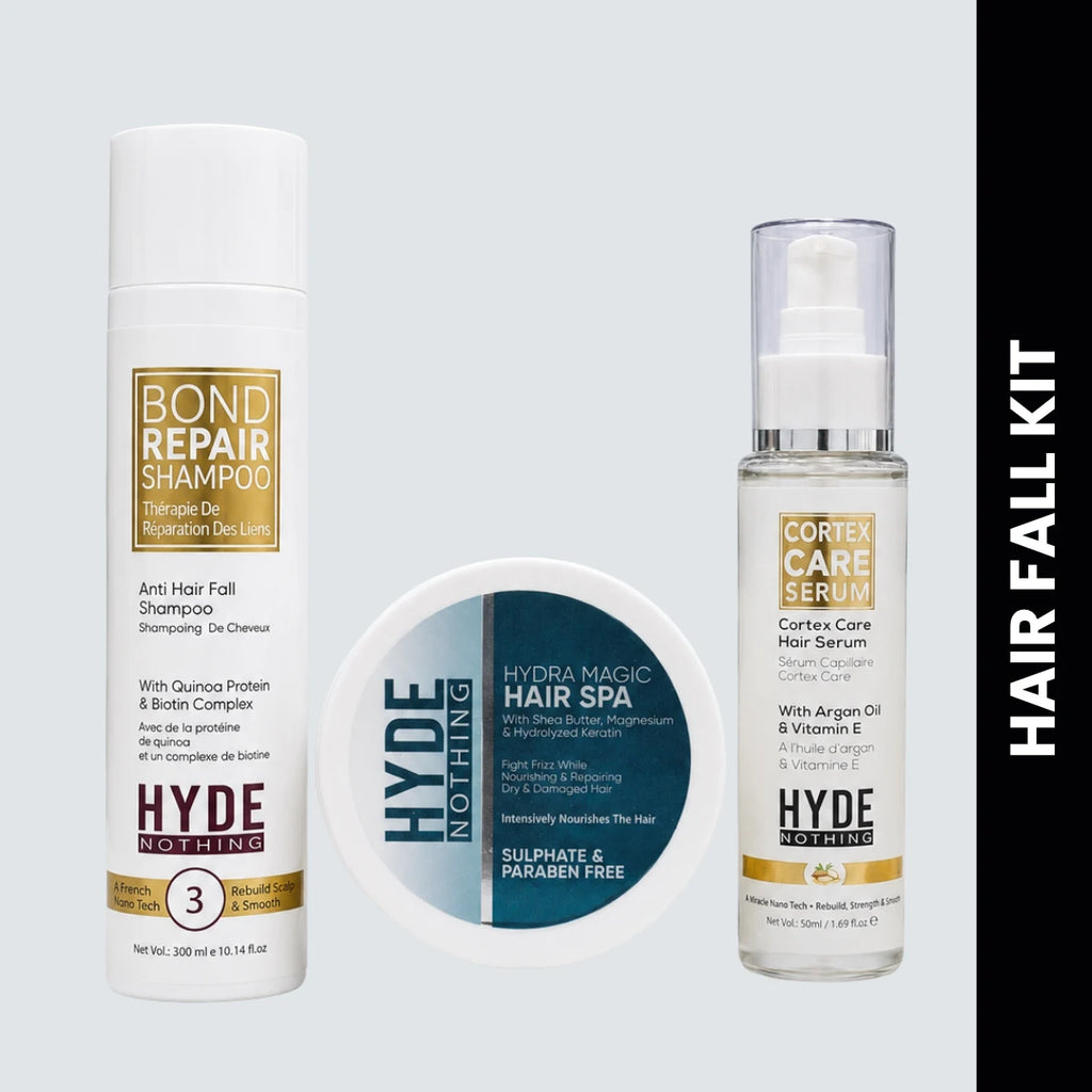 HYDE NOTHING Anti Hair Fall & Repair Hair Spa Complete Kit