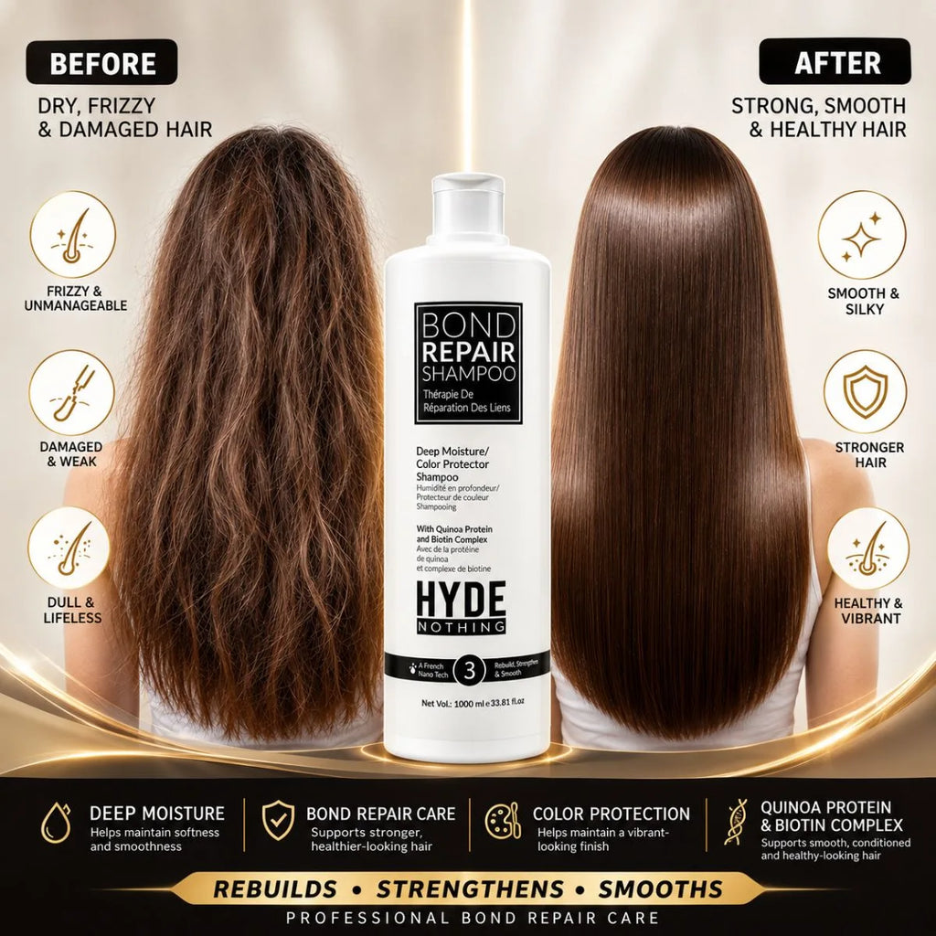 HYDE NOTHING Bond Repair Shampoo –  Deep Moisture & Color Protector(1000ml)