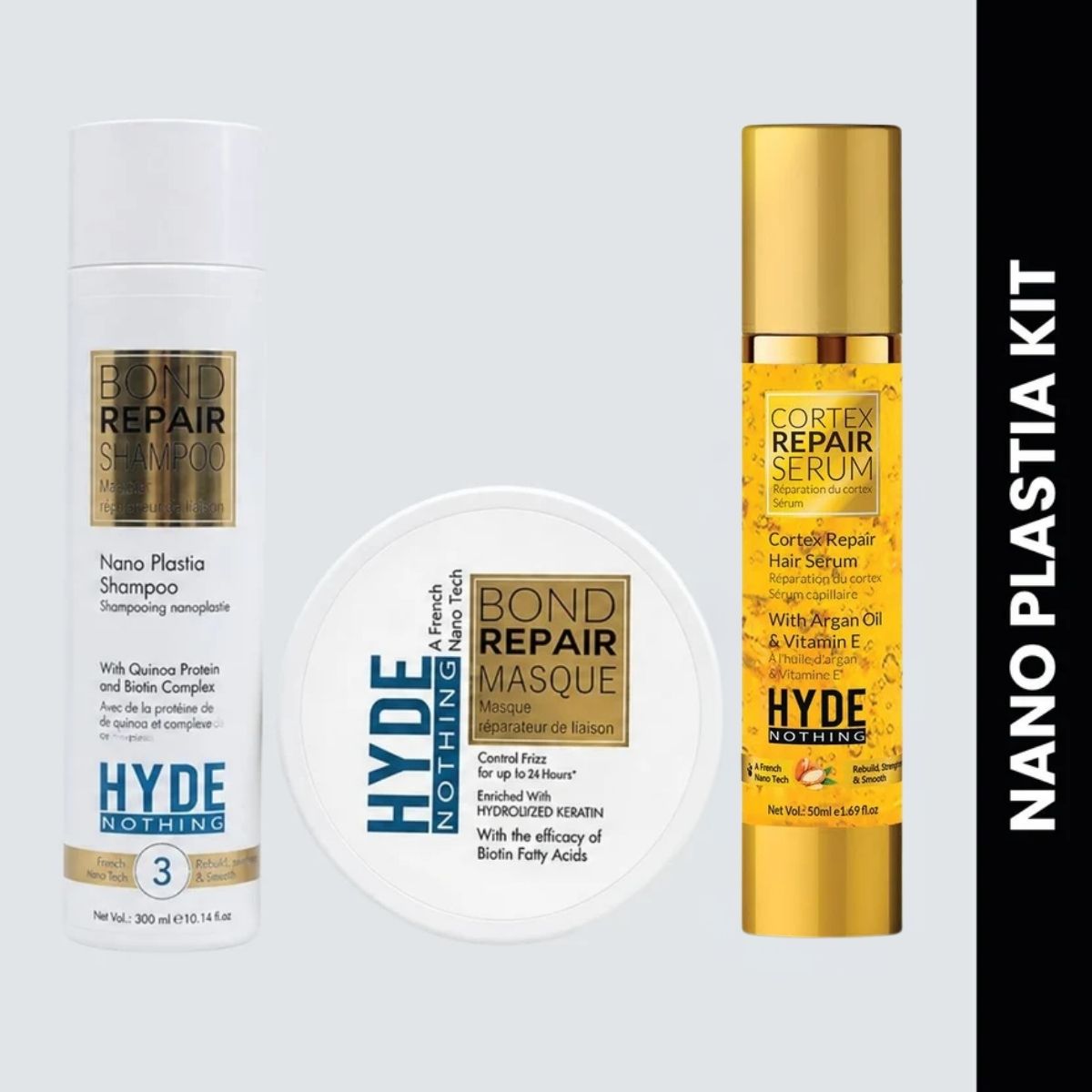 HYDE NOTHING Nano Plastia Bond Repair Care Kit