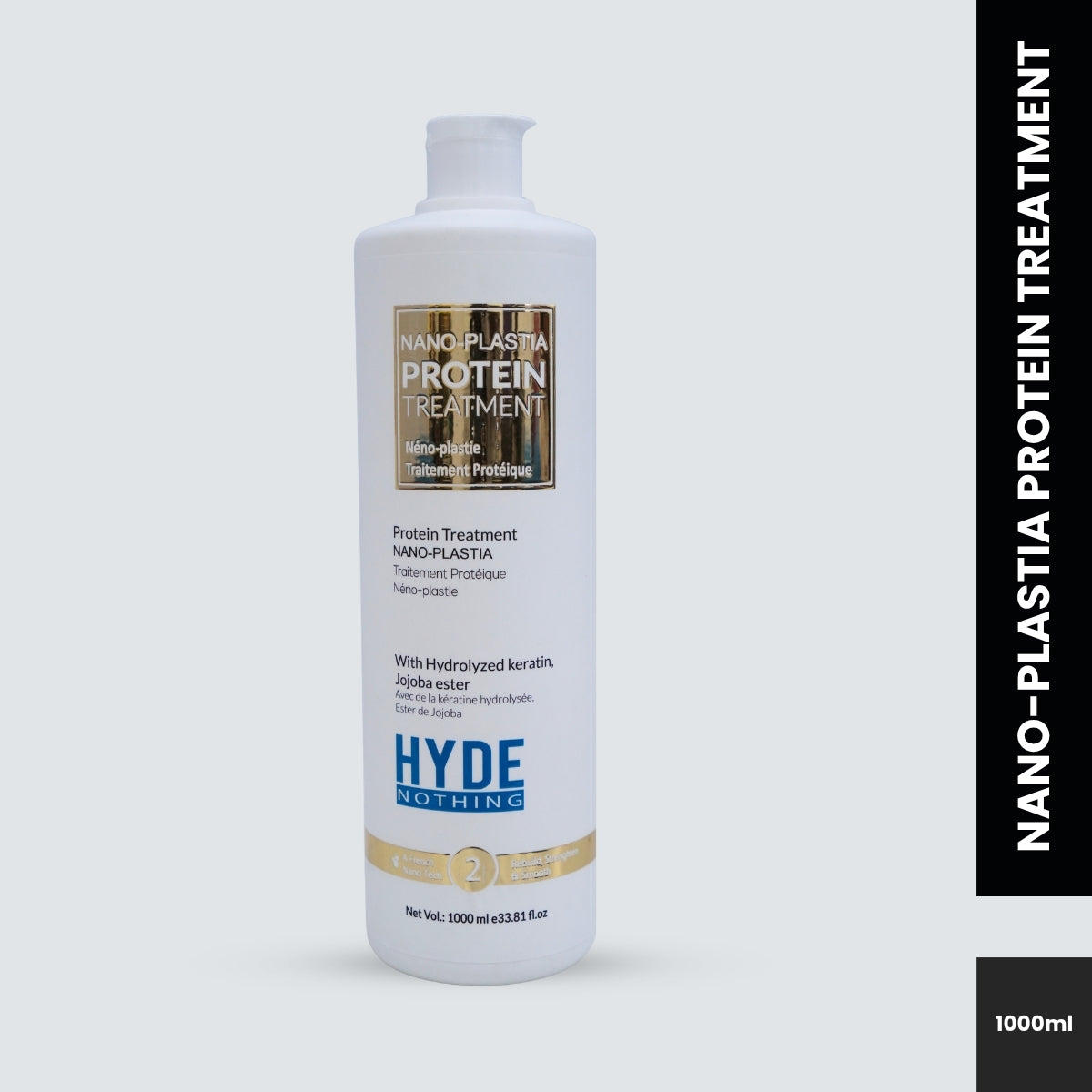 HYDE NOTHING Nano Plastia Protein Treatment – Hydrolyzed Keratin & Jojoba Ester (1000ml)