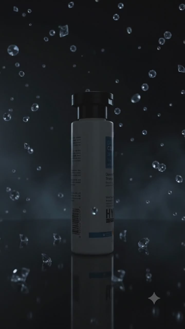 Dandruff Control Shampoo with Dead Sea Minerals & Glycolic Acid – 100ml | French Nano Tech | Rebuild, Strengthen & Smooth