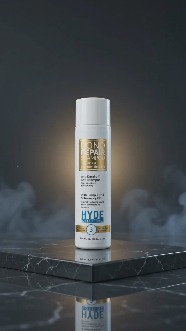 HYDE NOTHING Bond Repair Anti Dandruff Hair Shampoo – Salicylic Acid & Rosemary Oil (300ml)