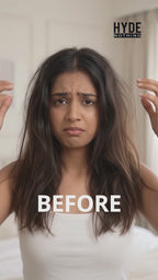 HYDE NOTHING Dry & Frizzy Hair Kit – Bond Repair Shampoo, Masque & Cortex Repair Serum