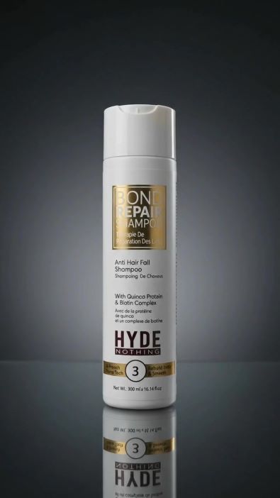 HYDE NOTHING Bond Repair Anti Hair Fall Shampoo – Quinoa Protein & Biotin Complex (300ml)