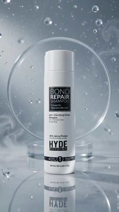 HYDE NOTHING Bond Repair pH++ Clarifying Detox Shampoo – Oily Scalp Care (300ml)