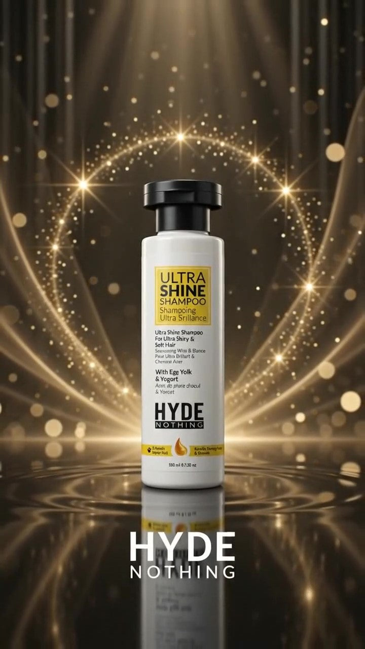 Ultra Shine Shampoo 100ml with Egg Yolk & Yogurt | French Nano Tech Formula for Smooth & Strong Hair