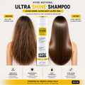 Ultra Shine Shampoo 300ml with Egg Yolk & Yogurt, Rebuild, Strengthen & Smooth | French Nano Tech | For Ultra Shiny & Soft Hair